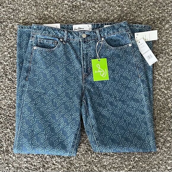 Sam Edelman High Rise Slim Straight Logo Denim Jeans Women’s Sz 27 - Picture 1 of 15
